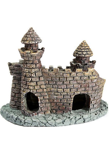 Rastgele Teslim Tarzı 12CMX10CM Akvaryum Reçine Kale Balık Tankı Süslemeleri Kale Kulesi Süsleri Balık Tankı Akvaryum Aksesuarları Dekorasyonu (Yurt Dışından) modelleri