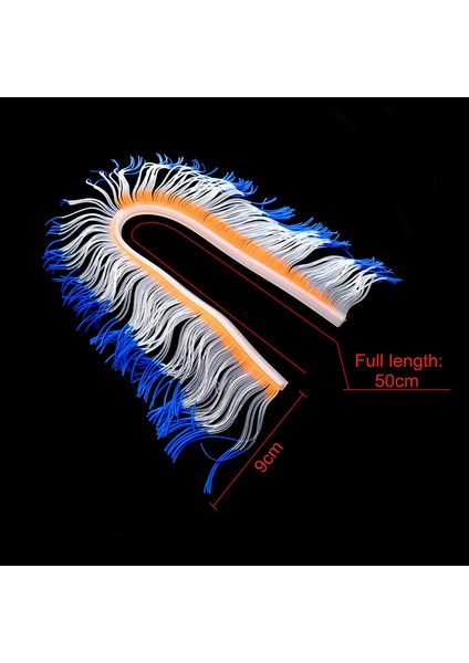 Mor Tarzı 50CM Silikon Esnek Deniz Anemonu Akvaryum Yumuşak Mercan Dekorasyonu Balık Tankı Mercan Bitki Süsü Akvaryum Aksesuarları 6 Renk (Yurt Dışından) indirimleri