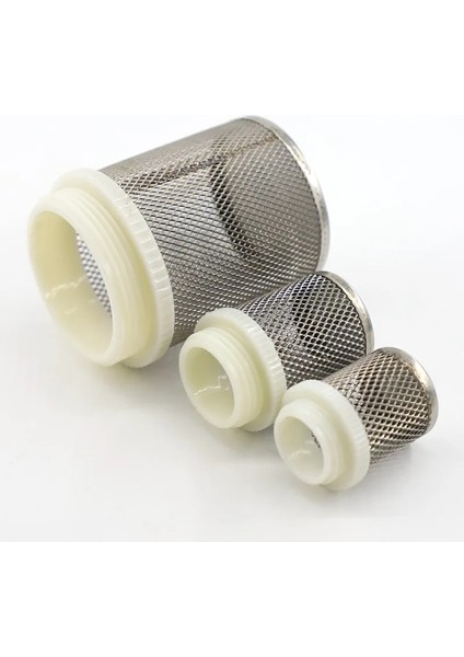 2 Inç Tarzı "~ 4" Konu Akvaryum Balık Tankı Su Temiz Paslanmaz Çelik Filtre Su Pompası Çek Valf Filtreleri Sulama Mesh Ekranı (Yurt Dışından) fırsatları