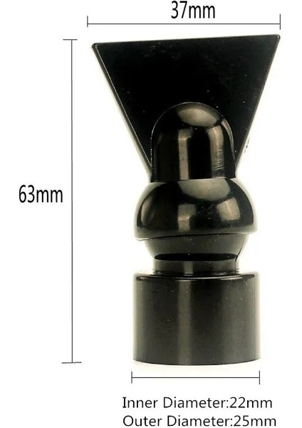 No.7 Tarzı 1 Adet Siyah Akvaryum Tankı Pompa Ördek Gagası Su Çıkış Nozulu Ördek Gagalı Sprinkler Dönüş Borusu Uydurma Boyutu (Yurt Dışından)