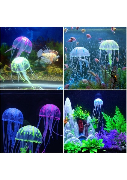 Yeşil Stil 5cm 5,8,10 cm Yapay Yüzen Işıltılı Mürekkep Balığı Akvaryum Süsü Fish Tank Su Altı Aydınlatmalı Süs Bitkisi Su Manzaralı (Yurt Dışından) fırsatları