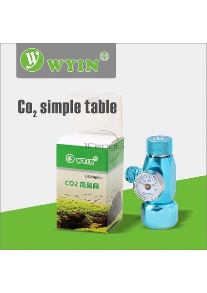 G58 Stili Dc 12V Zrdr Wyın Co2 Bitki Tankları Için Basit Regülatör Tablosu Akvaryum Co2 Kabarcık Sayacı Metal Tek Veya Çift Kafa Ayar Valfi (Yurt Dışından)