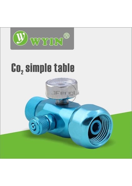 G58 Stili Dc 12V Zrdr Wyın Co2 Bitki Tankları Için Basit Regülatör Tablosu Akvaryum Co2 Kabarcık Sayacı Metal Tek Veya Çift Kafa Ayar Valfi (Yurt Dışından)