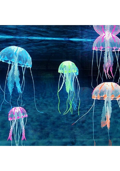 Turuncu (5.3cm) Stili M Beden Parlak Etkili Yapay Mürekkep Balığı Akvaryum Süsü Canlı Bitki Luminöz Süslemeli Balık Tankı Dekorasyonu (Yurt Dışından) modelleri