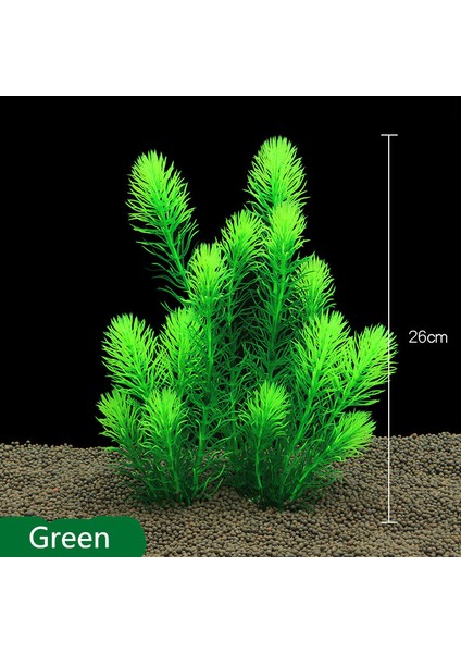 Mor Tarzı Xl Beden 26 cm Su Altı Yapay Plastik Su Bitkisi Aksesuarları Akvaryum Balık Tankı Yeşil Papatya Manzara Çimeni (Yurt Dışından) fiyatları