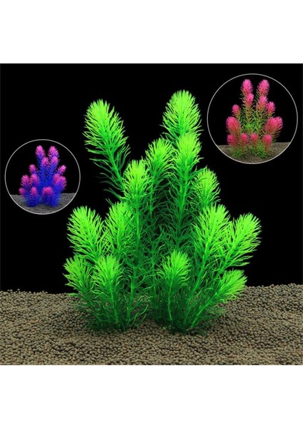 Mor Tarzı Xl Beden 26 cm Su Altı Yapay Plastik Su Bitkisi Aksesuarları Akvaryum Balık Tankı Yeşil Papatya Manzara Çimeni (Yurt Dışından) indirimleri