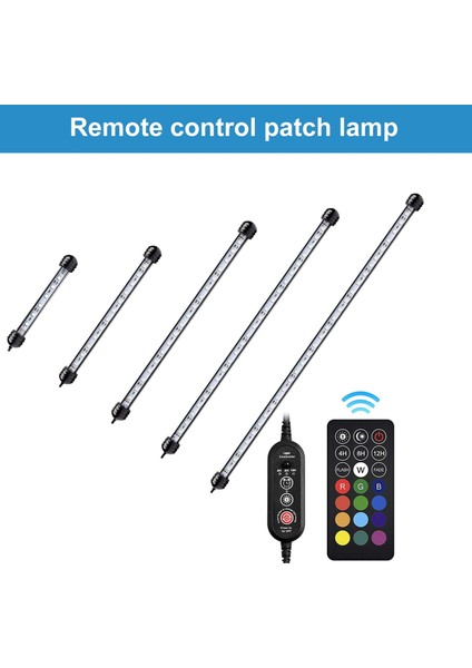 Gümüş Tarzı Su Geçirmez LED Akvaryum Işıkları Balık Tankı Işık Çubuğu 13 Renk cm Dalgıç Sualtı Klip Lamba Sucul Dekor (Yurt Dışından) fiyatları