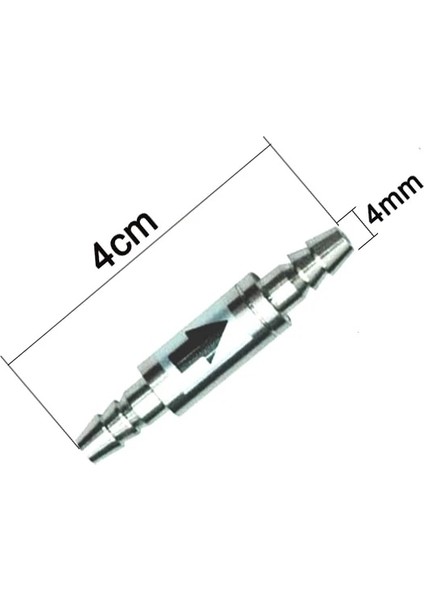 B Tarzı Akvaryum Co2 Paslanmaz Çelik Çek Valf, Co2 Ekipmanının Difüzöründe Gaz Geri Akış Hortumunun Iç Çapını Önlemek Için KULLANILIR4MM (Yurt Dışından)