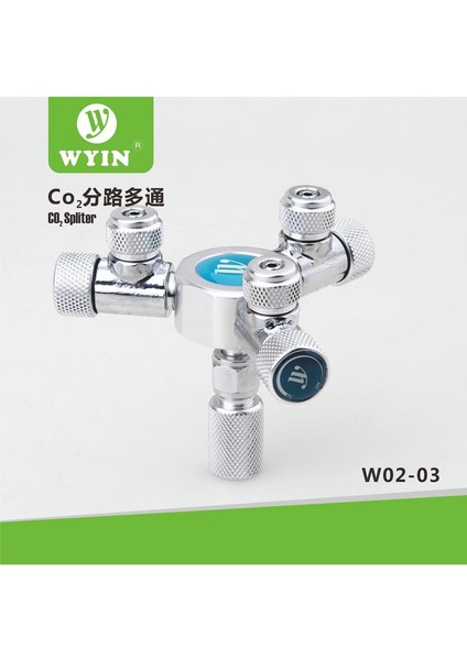 W0203 Stili Zrdr Wyın Akvaryum Çok Yönlü Co2 Bölücü Distribütör Bölücü Iğneli Vana Paslanmaz Çelik Çek Valf Kabarcık Sayacı Regülatörü (Yurt Dışından) modelleri