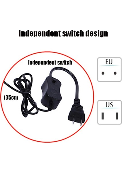 R106-200-110VUS Fiş Stili Balık Tankı LED Işığı Ultra Ince Balık Tankı Sucul Bitki Büyüme Işığı Su Geçirmez Vurgulama Klipsi Işığı LED cm LED Işığı (Yurt Dışından) indirimleri