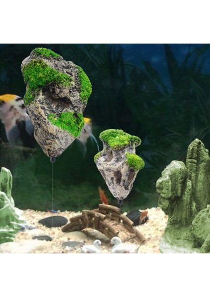 L Tarzı Yüzen Kaya Asma Sahte Yapay Taş Akvaryum Dekor Balık Tankı Dekorasyon Yüzen Ponza Süs Pet Ürünleri (Yurt Dışından) indirimleri