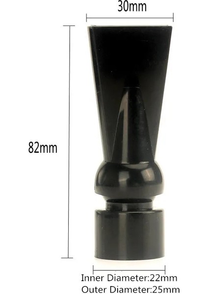 No.8 Stili 1 Adet Siyah Akvaryum Tankı Pompa Ördek Gagası Su Çıkış Nozulu Ördek Gagalı Sprinkler Dönüş Borusu Uydurma Boyutu (Yurt Dışından)