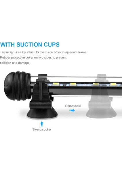 39CM Beyaz Stil Akvaryum LED Işık Su Geçirmez Balık Tankı Işık Düğme Anahtarlı LED Akvaryum Lambası Aydınlatma 220V Ab Adaptörü cm (Yurt Dışından) indirimleri