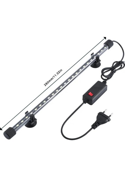 EU28CM Mor Kırmızı Stil Balık Tankı Aydınlatma Amfibi LED Akvaryum Lambası Küçük Çift Kullanımlı Çim Lambası Yüksek Frekanslı Cam Tüp Arowana Lambası (Yurt Dışından)