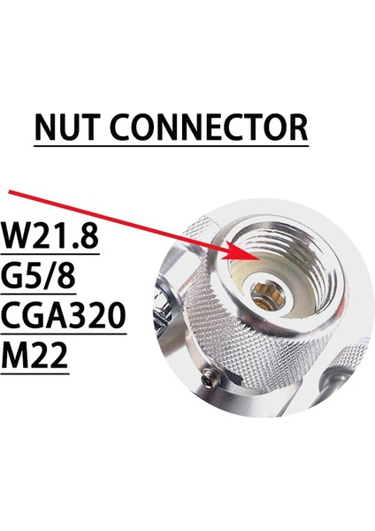 Mühürlü Paket Stili 2 Adet Akvaryum Co2 Regülatörü Aksesuarları Paketi Kabarcık Ölçer Sızdırmazlık Halkası W21.8CGA320G Sızdırmazlık Halkası Serisi (Yurt Dışından) fırsatları