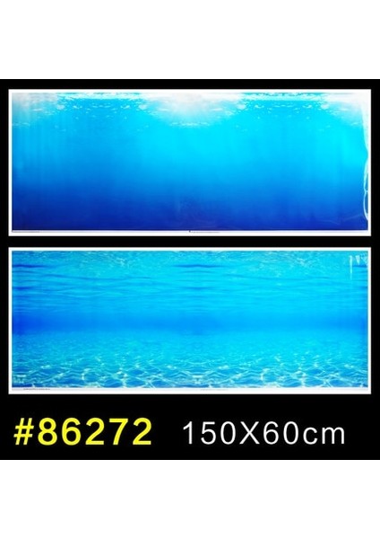 86252 Xl 150-60CM Stili Akvaryum Arka Plan Kağıt Duvar Duvar Kağıdı ile Balık Tankı Çift Taraflı Kaya Okyanus Su Çimen Juwel Arka Plan Boyama (Yurt Dışından)