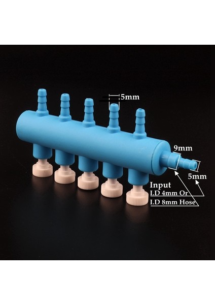 1'de 7 Out Stili 2~8heads 4~8mm Akvaryum Hava Pompası Hortum Bölücüler Oksijen Borusu Hortum Distribütörleri Elastik Havalandırma Tüpü Hattı Hava Akışı Kontrol Vanası (Yurt Dışından) fırsatları