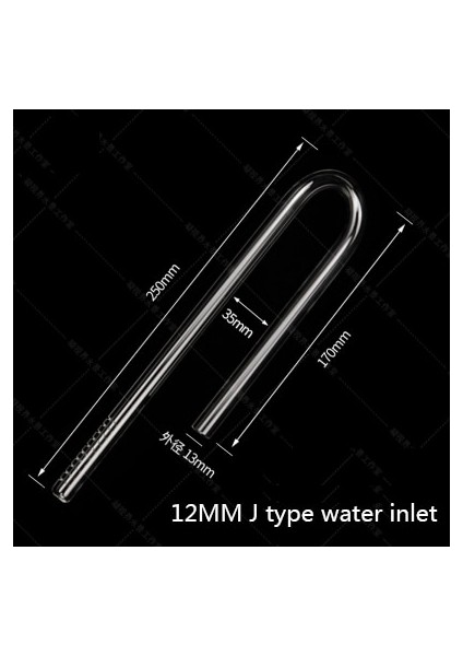 13MM Stilinde Akvaryum Camı Su Giriş ve Çıkış Yağ Giderme Filmi Su Giriş Seti Filtre Varil Su Giriş ve Çıkış Borusu Tutucusu (Yurt Dışından)