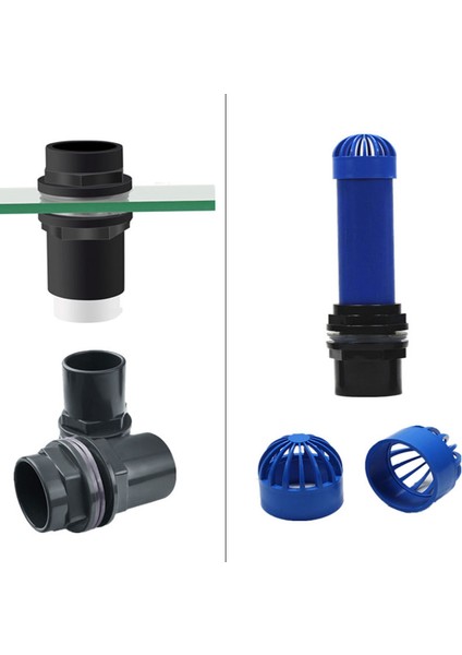 20SHANGXIASHUI Stili 1 Ünite Su Geçirmez Siyah Düz Boru Boru Montaj Konektörü Pvc Boru Eklemi Balık Tankı Akvaryum Aksesuarları mm Bağlantı Parçaları (Yurt Dışından) fiyatları
