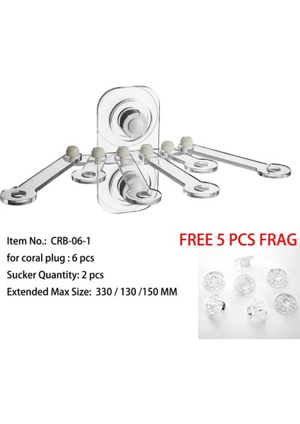 CRB06-1 Stili Deniz Kaynakları Mercan Kaide Destek Çerçevesi Akrilik Mercan Frag Fişler Raf Tutucu Upport Deniz Suyu Balık Tankı Aksesuarları (Yurt Dışından)