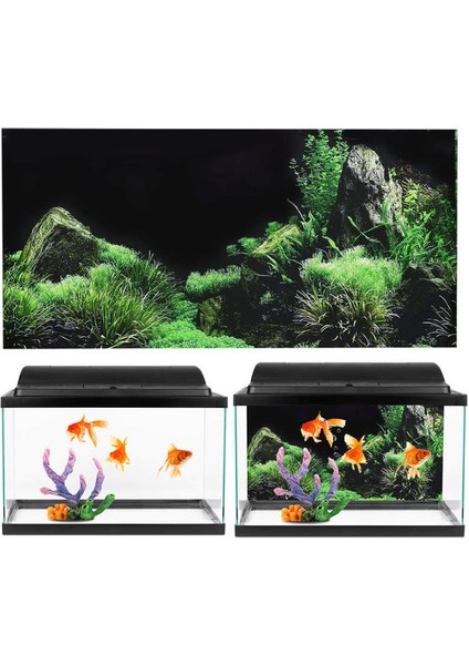 Boyut 2 Tarzı Akvaryum Balık Tankı Deniz Tabanı Su Çim Arka Plan Dekorasyon Boyama Pvc Etiket Akvaryum Bitkileri Balık Tankı Dekorasyonu (Yurt Dışından) fiyatları