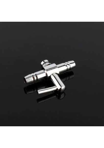 2 Yol Stili Nuonuowell Akvaryum Tank Regülatörü Hava Pompası Hava Akış Bölücü 4mm Tüp Boru Hattı Çok Yollu Kontrol Vanası Yolları Metal (Yurt Dışından)