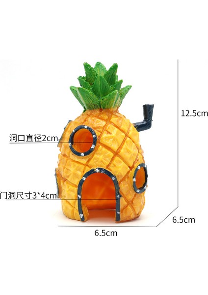 Kırmızı Kül Stili S Beden Balık Tankı Akvaryum Dekorasyonu Karikatür Balık Tankı Evi Ananas Evi Ev Aksesuarları Akvaryum Peyzaj Aksesuarlarımalzemeler (Yurt Dışından) fırsatları