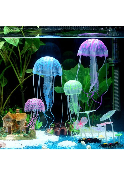 Sarı Stil Akvaryum Dekoratif Parlayan Etkisi Için Denizanası Akvaryum Bitkileri Akvaryum Dekorasyon Aksesuarları (Yurt Dışından) fırsatları