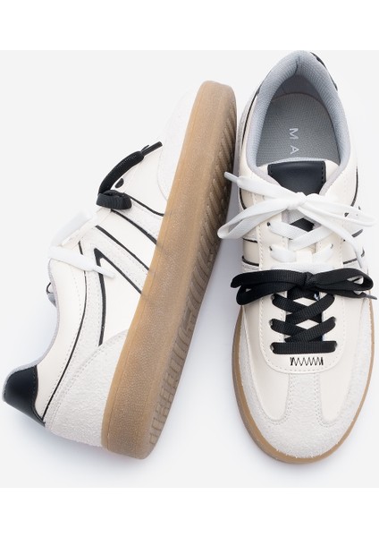 Kadın Sneaker Retro Çift Bağcıklı Spor Ayakkabı Forden