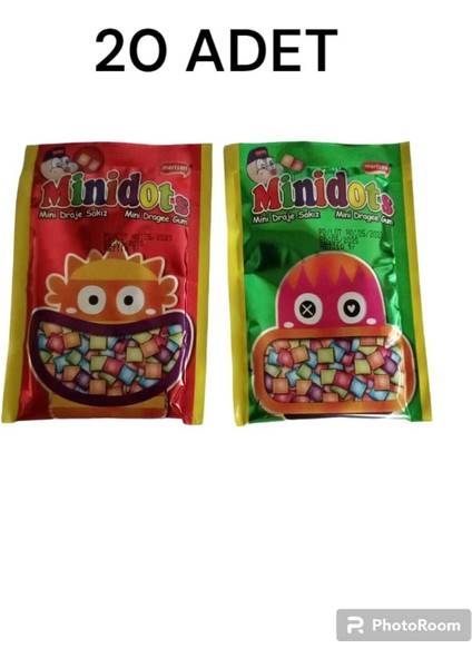 20 Adet Minidots Sakız
