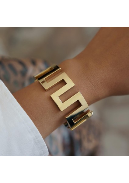 Düz Grek Altın Kelepçe