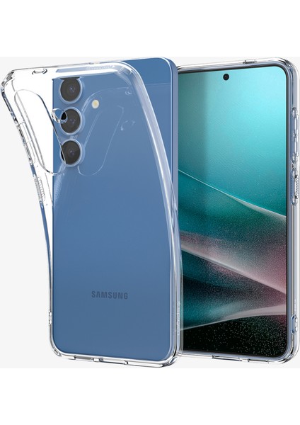 Galaxy S25 Plus Kılıf Liquid Crystal 4 Tarafı Tam Koruma Crystal Clear - ACS08974