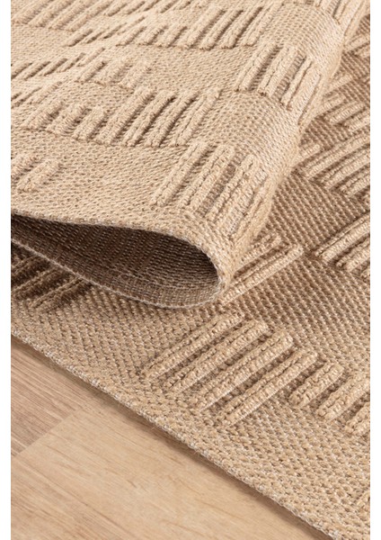 Natura 6664 Doğal Jüt Kilim Bej Renkli Yumuşak Dokulu Şık Tasarımlı Kilim Modern Dokuma Kilim fırsatları