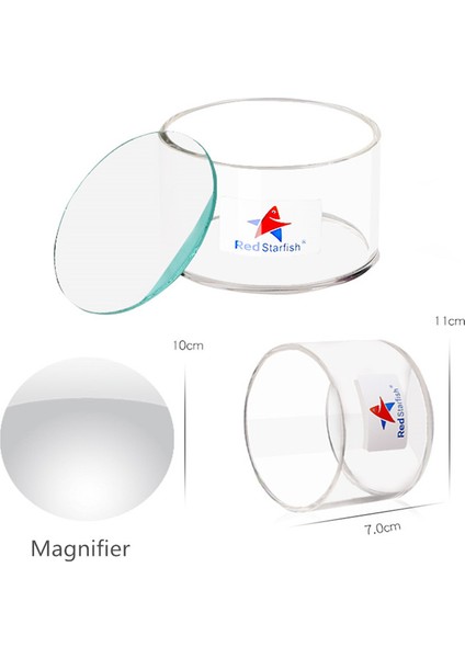 Çap 15CM Tarzı 1 Ünite Akvaryum Gözlem Aynası. Balık Tankı Büyüteç Sualtı Camı Alt Panel Mercan F Lps (Yurt Dışından)