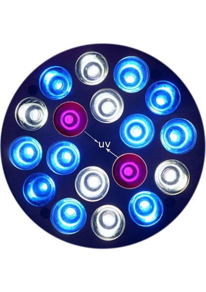 Yalnızca Tutucu Ab Fiş Stili 54W LED Akvaryum Işık Klip Lamba Balık Beyaz Mavi Büyümek Uv Renkli Aydınlatma Deniz Mercan Resifi Tuzlu Su Kaplumbağası Habitat Için Ab Tak (Yurt Dışından)