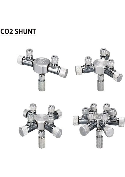 W02-03 Stili Paslanmaz Çelik Akvaryum Çok Kanallı Co2 Dağıtıcı, Solenoid Valf Kabarcık Sayacı Co2 Regülatörü Co2ince Ayar Şant Için Kullanılır (Yurt Dışından) modelleri