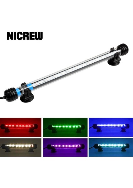 Rgb 37CM Tarzı Nıcrew Akvaryum Işığı LED Suya Dayanıklı Balık Tankı Işığı Dalgıç Lammd LED Bar cm Akvaryum Için Aydınlatma (Yurt Dışından) fiyatları