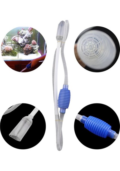 1,7 M Stili Akvaryum Balık Tankı Kumu Yıkama Su Değiştirme Sifonu Evrensel Su Boru Emme Cihazı Uzun Sifon Kumu Temizleyici (Yurt Dışından) fırsatları