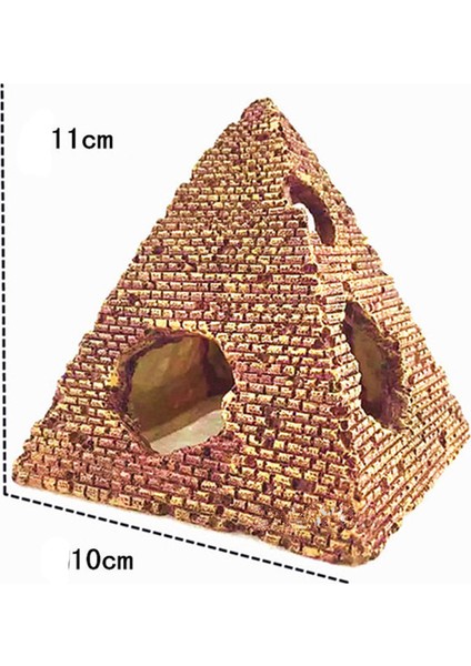 10X11CM Stili M Beden Paskalya Adası Mısır Piramitleri Taş Heykeli Süs Balık Tankı Akvaryum Dekorasyon Teraryum Sürüngen Tankı Yapay Ev Dekorasyonu (Yurt Dışından) fırsatları