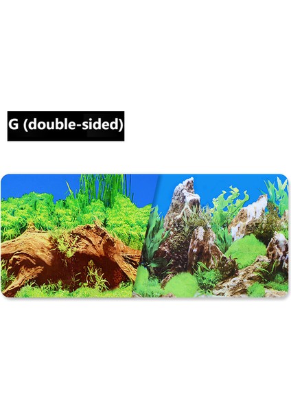 G Tarzı 50-122CM Akvaryum Arka Plan Balık Tankı Decoratiotures Posteri Sualtı Mercan Zemin Dekorasyon Kağıdı Sarılmak Çıkartmaları Sticker (Yurt Dışından)