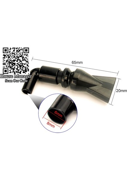 No.1 DIA6MM Stili Akvaryum Aksesuarları Tank Filtre Pompası Ördek Gagası Ayarlanabilir Nozul Su Çıkış Borusu Su Akış Nozulu Ördek Gagası Ördek Boynuz Trompet (Yurt Dışından)