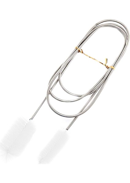 Beyaz Stil 200CM Yumuşak Filtre Temizliği Için 5 cm Akvaryum Balık Tankı Temizlik Fırçası Bahar Fırçası Temizleme U-Şekilli Boru Tıkanıklık Açma (Yurt Dışından)