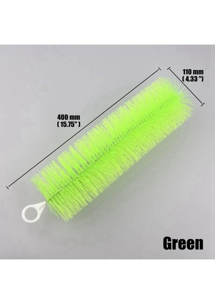 Yeşil 400MM Tarzı Cevher Paslanmaz Çelik Fırça Filtre Çevre Sucul Pet Akvaryum Filtresi Balık Tankı Temiz Aletler Fırça (Yurt Dışından)