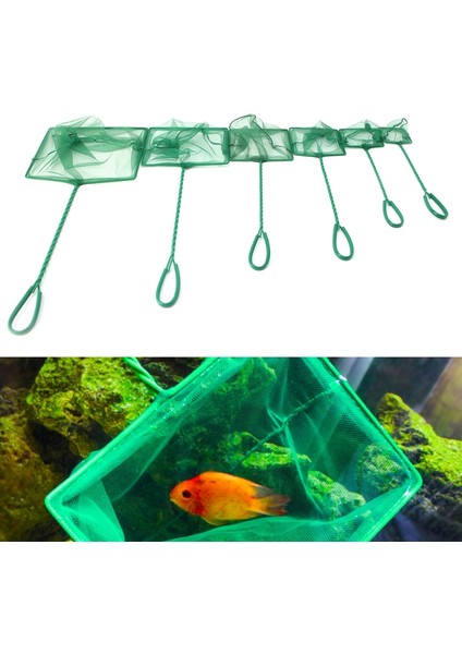 Gösteri Stili Olarak 3 Inç 1 Adet Akvaryum Balık Tankı Kare Karides Küçük Beta Tetra Balık Ağı 3-10 6 Boyut -Amac: (Yurt Dışından) fiyatları