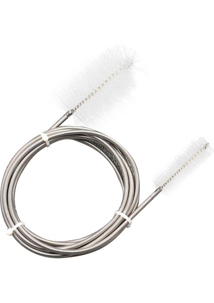 Beyaz Stil 200CM Akvaryumlar Çift Başlı Fırça Esnek Balık Tankı Filtre Pompa Hortum Boru Fırçaları Temizleyici Pet Temizlik Malzemeleri (Yurt Dışından)