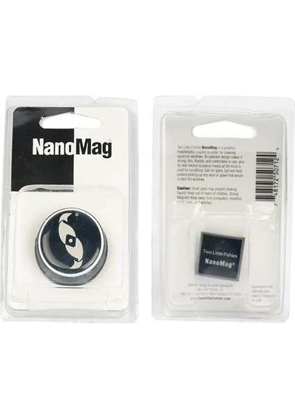 Balık Tankı Fırça Stili 1 Ünite Iki Küçük Balık Nanomag Manyetik Fırça, Akvaryum Cam Temizleme Aracı, Cam Tüp Fırçası, Protein Ayırıcı Temizleme Fırçası (Yurt Dışından)