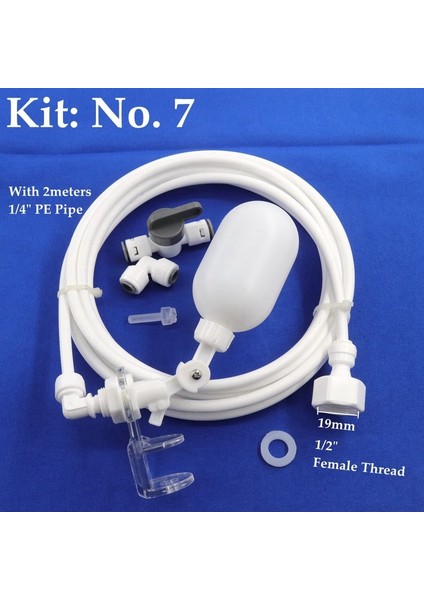 Kit No.7 Stili Balık Tankı Akrilik Nemlendirici Cihaz Otomatik Dolum Suyu Repleg Yüzer Küresel Vana Akvaryum Su Seviyesi Kontrol Kitleri (Yurt Dışından)