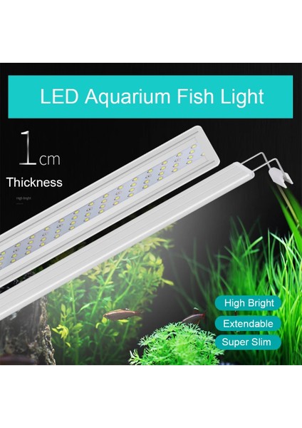 A400-BW Eu-Fiş Stili LED Akvaryum Aydınlatması Tatlı Su Ayarlanabilir Klipsli Balık Tanklar Için LED Lamba Aqua Bitkileri Işık Büyütür (Yurt Dışından) fiyatları