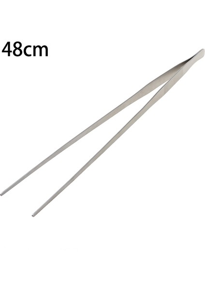 Düz Kafa Stili 38CM Akvaryum Canlı Tank Eğri Bitki Uzun Maşa Paslanmaz Çelik Penset cm E56E (Yurt Dışından)