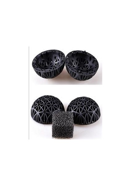 Siyah Stil Taşınabilir Kuru Filtre Akvaryum Havuzu Topları Canister Temiz Filtre Bio Toplar Siyah (Yurt Dışından) fiyatları